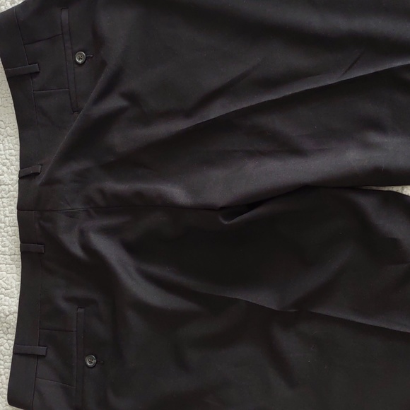 NWT Lauren Ralph Lauren Size 42 Ultra Flex Black Pants *Altered Inseam* - Picture 14 of 15